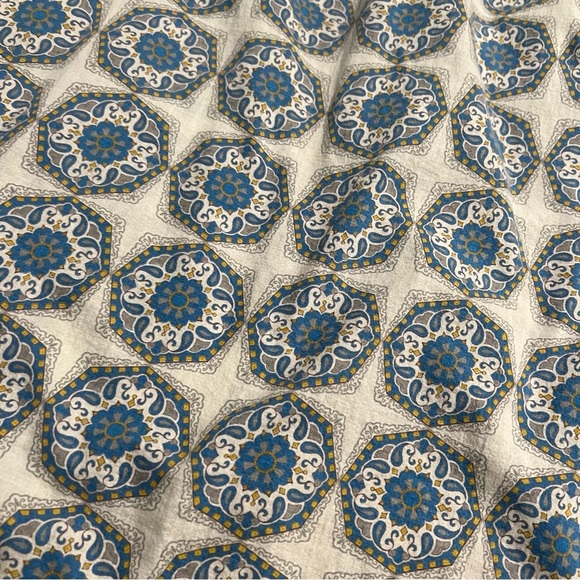 John Wells Ltd. Unisex Vintage 100% Cotton Wash & Wear Print Robe XL Made in USA - Picture 3 of 7